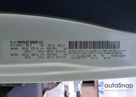 2013 Jeep Wrangler Unlimited Sport from USA, damaged, VIN 1C4BJWDG6DL625801